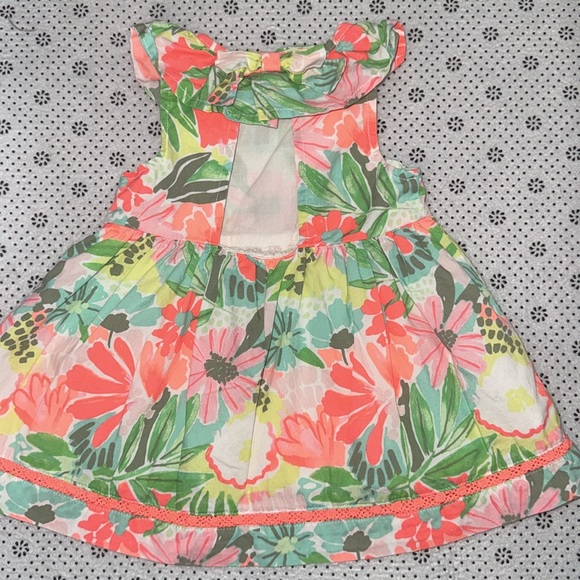 🛍 PRETTY LITTLE GIRLS DRESS SIZE 6-9 MONTHS 🛍 - Picture 4 of 7